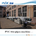 China origin PVC electric wire two cavity conduit pipes making machine line